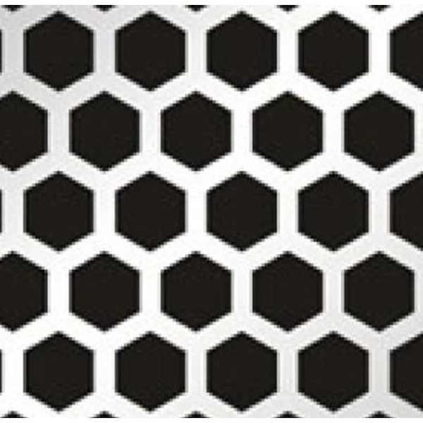 Plat Berlubang Type Hexagonal Perforation Metal