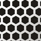 Plat Lubang Type Segi Enam Hexagonal Perforation Metal 1