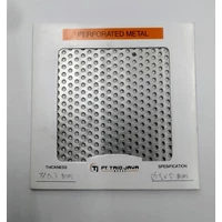 0.7 mm thick iron perforated plate 4x8 dimensions 3x5mm hole diameter