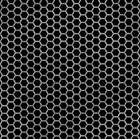 Plat berlubang heksagonal besi tebal 07mm dimensi 4'x8' diameter lubang hexagonal 6x8mm 3