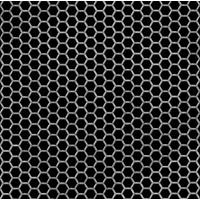 Plat berlubang besi tebal 07mm dimensi 4'x8' diameter lubang hexagonal 8x10mm