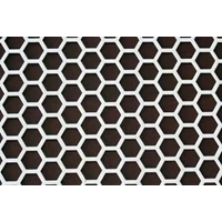 07mm thick iron perforated plate dimensions 4'x8' hexagonal hole diameter 12x14mm 