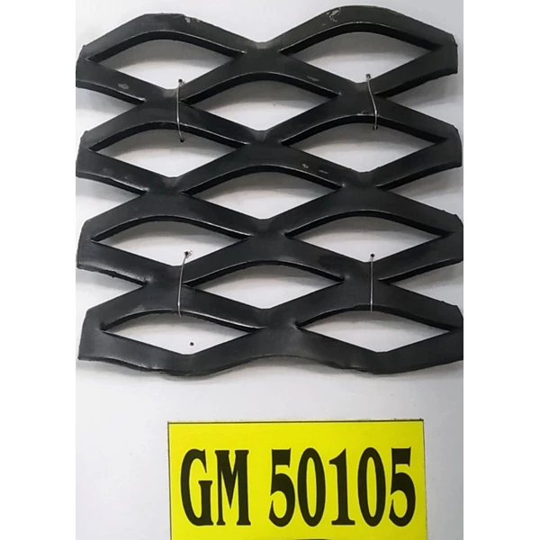 Expanded mesh steel type GM 50105 SWD 33 mm LWD 75 mm dimension 4